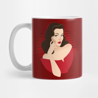 Gene Tierney Mug